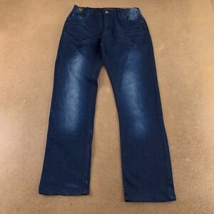 GS-115 Boys Size 12 Dark Wash Stretch Denim Straight Leg Jeans NWT